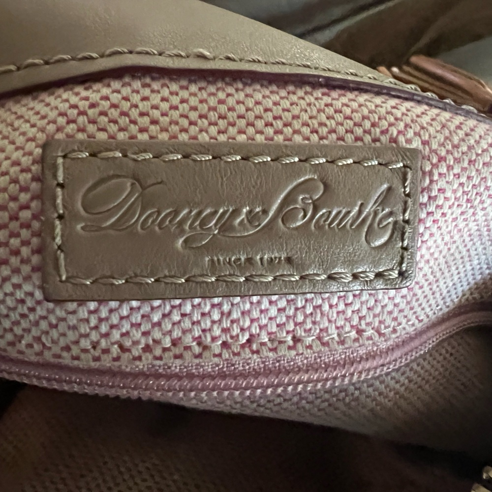 Bundle of Dooney & Bourke McKenzie Hobo with wallet. color: Taupe - Picture 13 of 17
